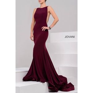 Maroon Jovani prom/ pageant/ formal dress